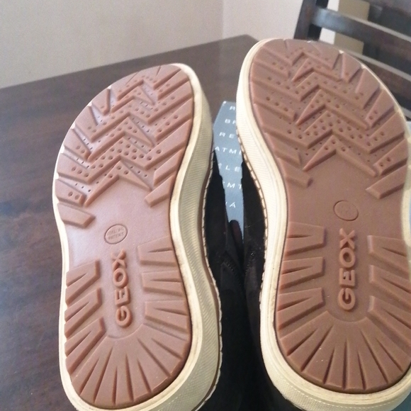 Geox U Mattias B Abx  Mens Black Leather Ankle Boots - Picture 12 of 15